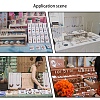 Acrylic Earring/Necklace Displays EDIS-WH0005-03-WH-8