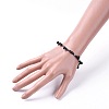 Non-magnetic Synthetic Hematite Beads Stretch Bracelets BJEW-JB04659-03-3