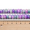 Dyed Natural White Jade Beads Strands G-G107-A29-01-4