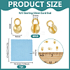 925 Sterling Silver Cord End DIY-BC0014-05C-G-2