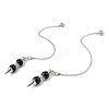 Natural Black Onyx Pointed Dowsing Pendulums G-K338-29P-07-1