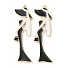 Alloy Enamel Big Pendants ENAM-K076-20B-2
