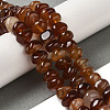 Natural Red Agate Beads Strands G-NH0017-B03-03-2