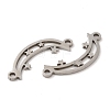 201 Stainless Steel Connector Charms STAS-Q245-21P-2