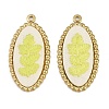 304 Stainless Steel & Embroidered Pendants SA-CBA1ED9-10G-1