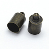 Brass Cord Ends KK-D219-14x10-AB-NF-1