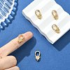 SHEGRACE Bras Micro Pave Clear Cubic Zirconia Lobster Claw Clasps XGRQ5F098-796G-4