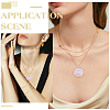 2Pcs 304 Stainless Stee Locket Pendants STAS-HY0002-24G-5