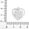 Alloy Rhinestone Pendants RB-CBA332B-07E-P-3