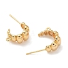 Brass Stud Earring Findings KK-C099-15G-2