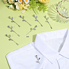 20Pcs Zinc Alloy Brooch Pins JEWB-PH0001-83P-4