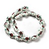 Handmade Printed Porcelain Beads PORC-F005-03E-5