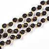 Natural Ice Obsidian Beads Strands G-T141-50-4