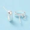 201 Stainless Steel Stud Earring Findings STAS-K241-23S-2