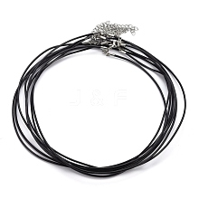 Round Leather Cord Necklaces Making MAK-I005-1.5mm