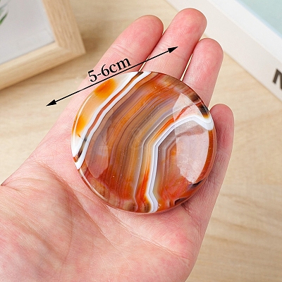Natural Red Agate Demagnetizing Bowl Display Decorations PW-WG14B5A-01-1
