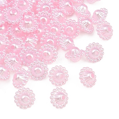 Imitation Pearl Acrylic Beads AC-CBAAA05-10A-1