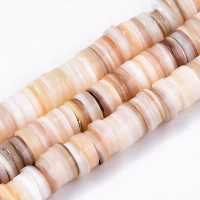 Natural Freshwater Shell Beads Strands SHEL-N003-02-1