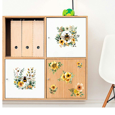 3 Sheets 3 Styles PVC Waterproof Decorative Stickers DIY-WH0404-111-1