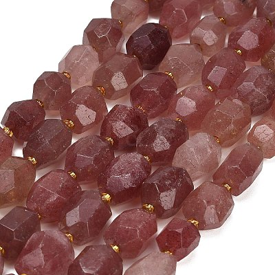 Natural Strawberry Quartz Beads Strands GG-CBA93B2-A01-01-1
