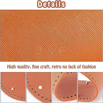 4 Pcs 4 Styles PU Leather Bottom FIND-CA0002-15-1