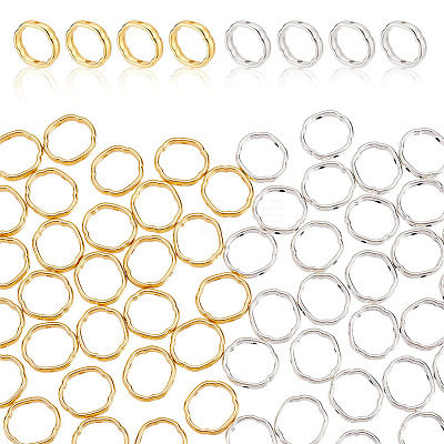 80Pcs 2 Colors Alloy Bead Frames FIND-AR0003-40-1