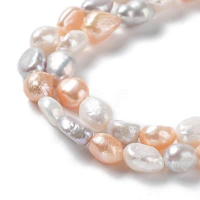 Natural Cultured Freshwater Pearl Beads Strands PEAR-Z002-30-1