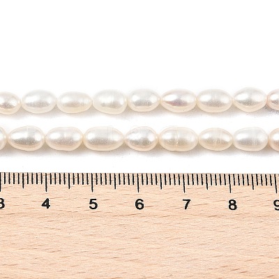 Natural Cultured Freshwater Pearl Beads Strands PEAR-I007-01B-01B-1