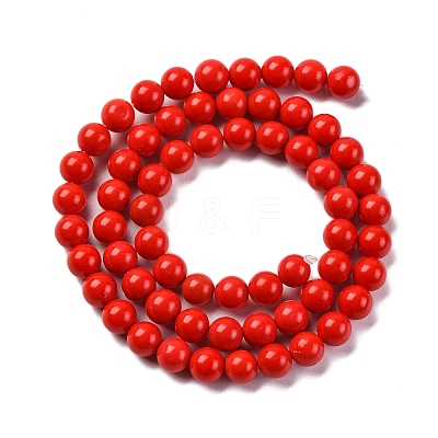 Synthetic Turquoise Beads Strands G-L605-G01-01B-1