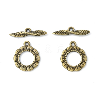 Tibetan Style Toggle Clasps LS-MLF11359Y-NF-1