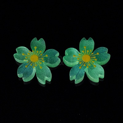Luminous Resin Cabochons X-RESI-G030-01D-1