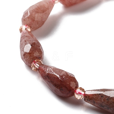 Natural Strawberry Quartz Beads Strands G-B028-A01-1