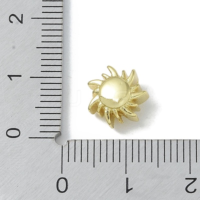 Rack Plating Brass Beads KK-A220-14G-1