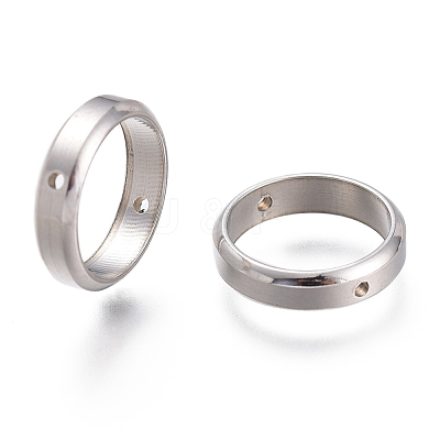 Tarnish Resistant 201 Stainless Steel Bead Frames STAS-O130-05-1