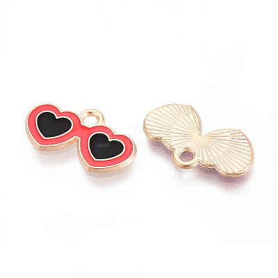 Beach Theme Alloy Enamel Pendants ENAM-T022-33N-1