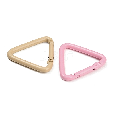 Spray Painted Alloy Spring Gate Rings AL-CBA5501-03-1