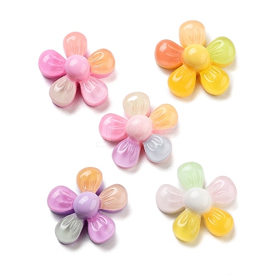 Translucent Resin Decoden Cabochons RESI-B027-02-1