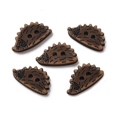 2-Hole Opaque Resin Buttons RE-CBA9412-25-1