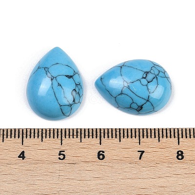 Dyed Synthetic Turquoise Cabochons G-H094-01A-20-1