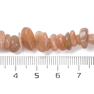 Natural Multi-Moonstone Chip Beads Strands X-G-M205-19A-1