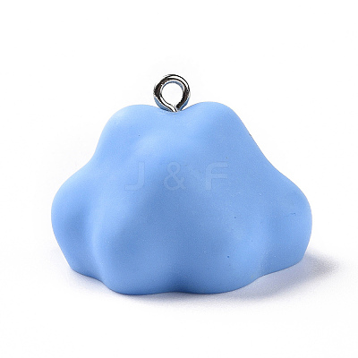 Opaque Resin Pendants RESI-D063-03-1