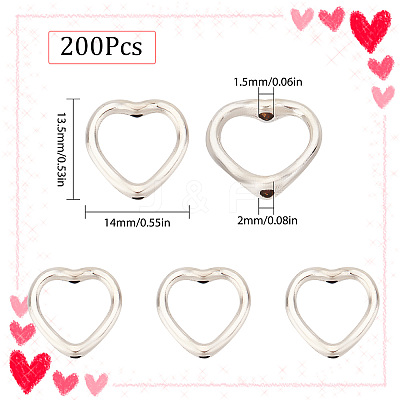 200PCS Tibetan Style Alloy Bead Frames TIBEB-SC0001-21-1