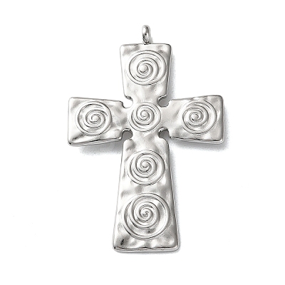 304 Stainless Steel Pendants X-STAS-R164-02P-1