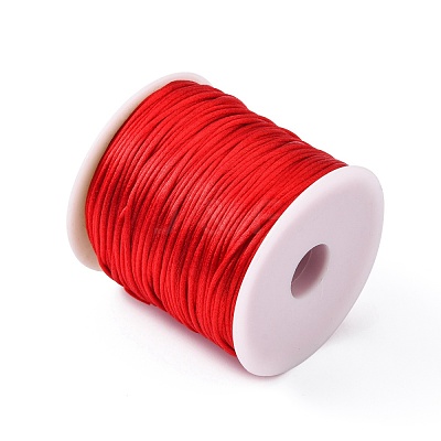 Nylon Satin Rattail Cords NWIR-R025-1.0mm-700-1