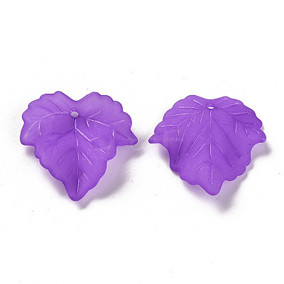 Autumn Theme Transparent Frosted Acrylic Pendants LS-X-PAF002Y-8-1