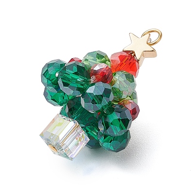 Glass Beads Pendants PALLOY-TA00172-1