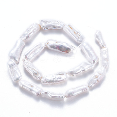 Natural Keshi Pearl Beads Strands PEAR-S020-H01-1