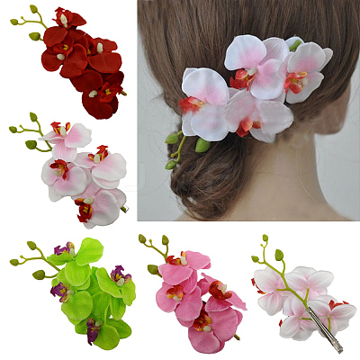 Cloth Flower Alligator Hair Clips PHAR-Q117-05-1