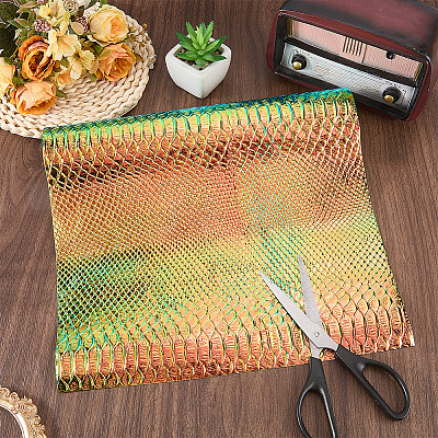 1Pc Laser PU Leather Fabric DIY-CL00001-85A-1