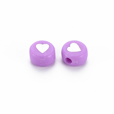 Opaque Acrylic Beads MACR-T027-01-1